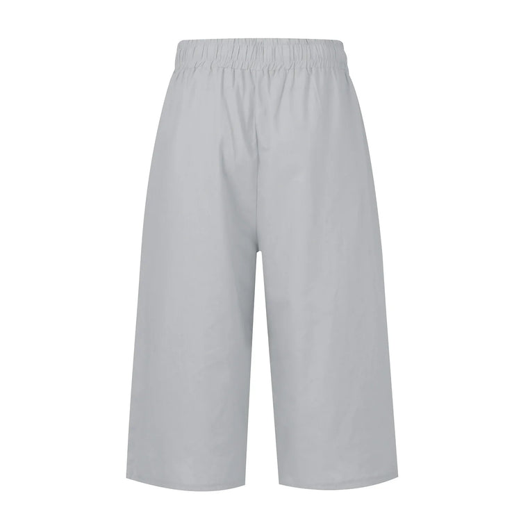 Light gray pants on a white background